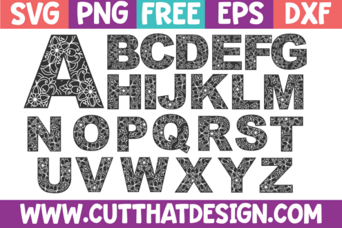 Alphabet SVG Cut Files
