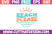 Free Beach SVG Cut Files