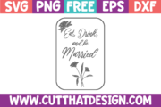 Wedding SVG Cut Files Free