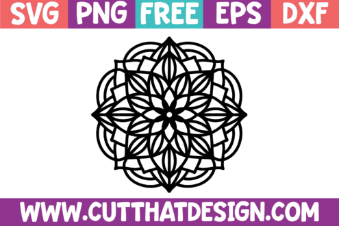 Mandala SVG Cut Files Free