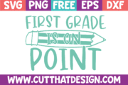 1st Grade SVG Files
