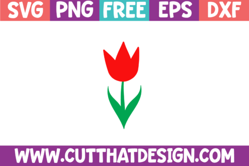 Tulip Flower SVG