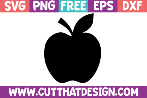 Apple SVG Cut File Free Download